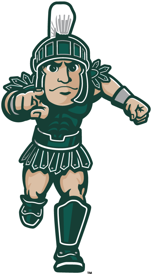 Michigan State Spartans 2016-Pres Mascot Logo DIY iron on transfer (heat transfer)